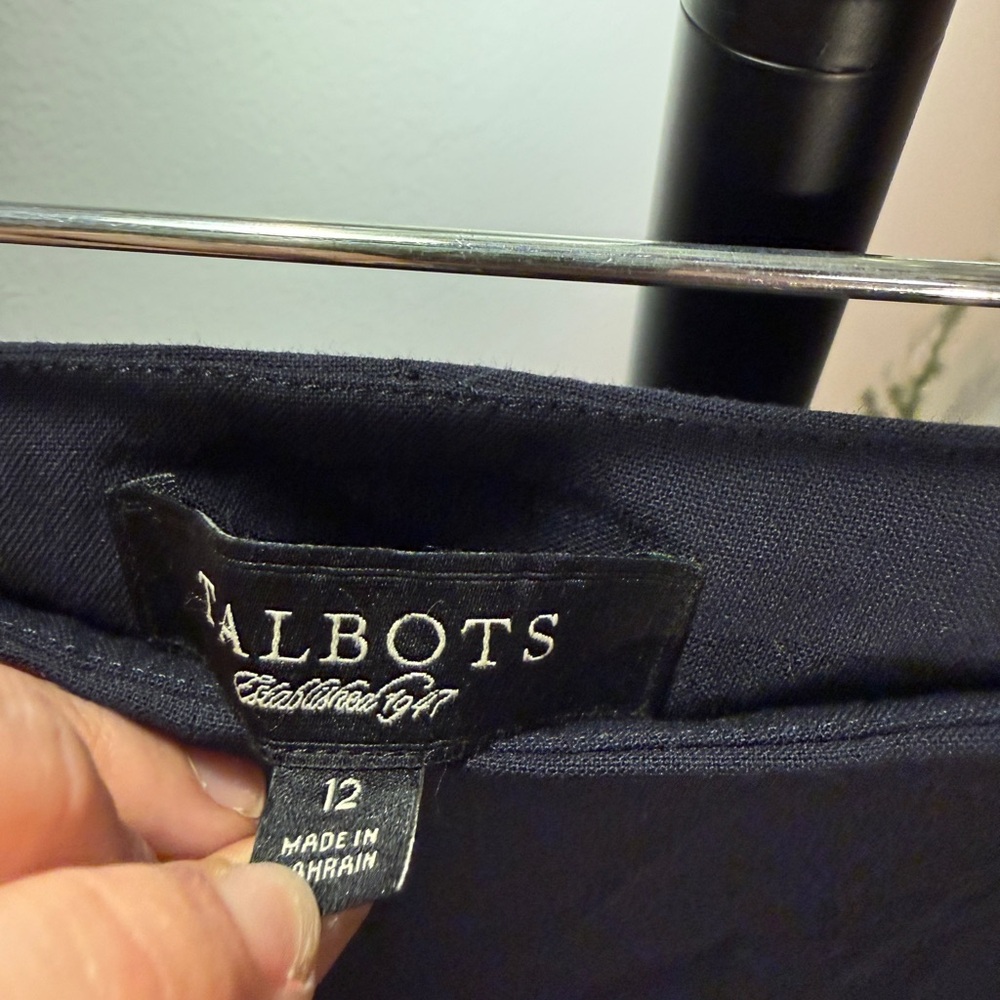 Talbots Basic Trouser Straight Leg 12 Basic Every… - image 2